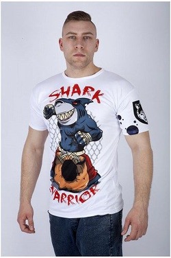 ATHLETIC TEE SHARK WARRIOR 2a