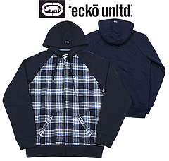 ECKO UNLTD ジップパーカー PATTEM DOWN