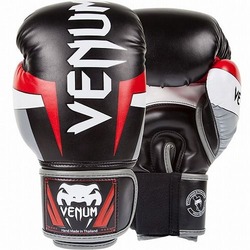 Glove Elite BK Gray Red1