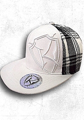 Cap-Flex Fit Retro Plaid(White)1
