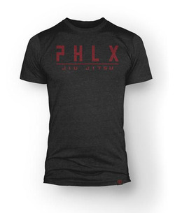 T_Shirt PHLX Jiu Jitsu BLK_RED 1