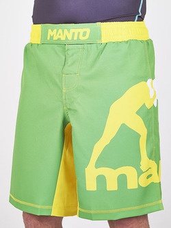 MANTO fight shorts PRO LOGO green 1