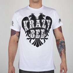 tshirt KRAZY BEE white1