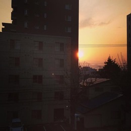 130423 夕日