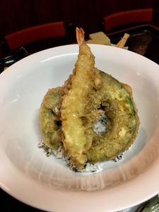1月10日紫蘇ごはん天丼
