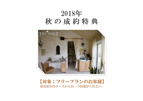 C 2018年秋の成約特典:お客様用資料