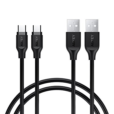 Aukey USB-C USB2.0 ケーブル 1m×2本セット CB-CMD26