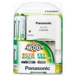 Panasonic 充電式エボルタ単3形4本急速充電器セット K-KJQ24M40V