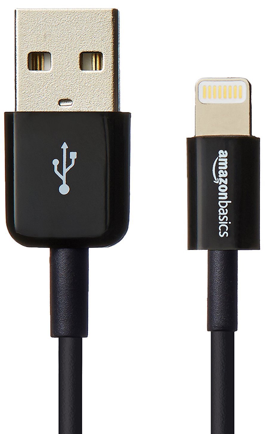 Amazonベーシック MFi認証 ハイクオリティーライトニングUSB充電ケーブル 約10cm