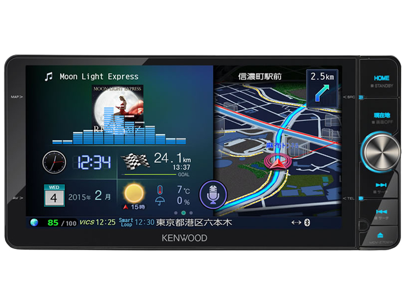 KENWOOD MDV-M807HD カーナビ KENWOOD カーナビ 彩速ナビ 7型 MDV-M807HD フルセグ Bluetooth対応