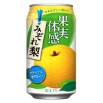 JT 果実体感みぞれ梨 350g缶×48本 梨果汁入り清涼飲料水
