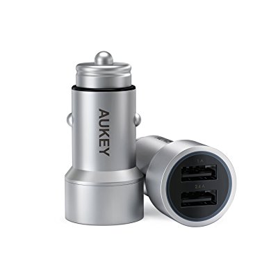 Aukey 車載用2ポートUSB充電器 シガーソケットチャージャー CC-S8