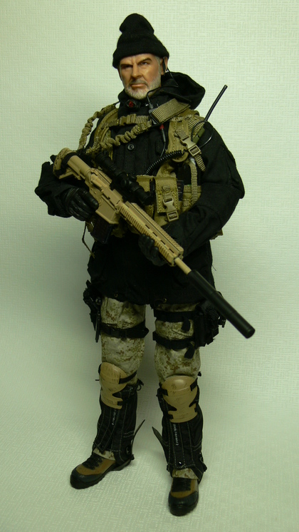 ショーンコネリー風 イギリス軍 王室海兵隊特殊舟艇部隊SBS 1/6