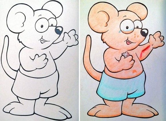塗り絵を書き換えてみた2