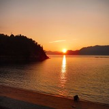 夕陽がとても綺麗