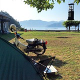 見近島キャンプ場に到着