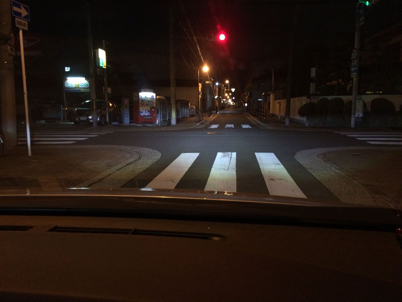 取付後の路面