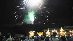 20170723越生夏祭り 花火(1)