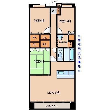 アスティオン新町間取図