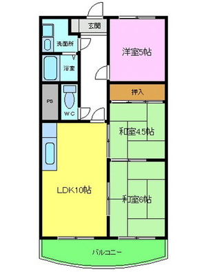 大阪狭山市狭山5丁目賃貸/狭山レークハイツ間取り