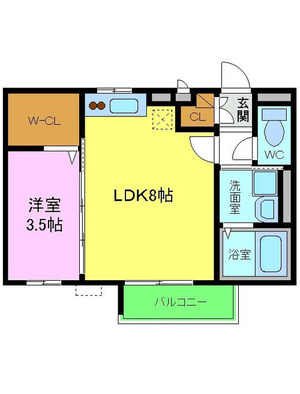 大阪狭山市狭山1丁目賃貸/ビアンコフォレスタ間取り