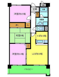 和泉市伏屋町3丁目賃貸/特定優良賃貸住宅 グランドゥール光明池間取り