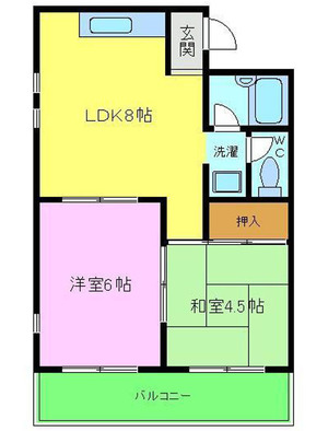 富田林市寺池台3丁目賃貸/パークサイド寺池台間取り