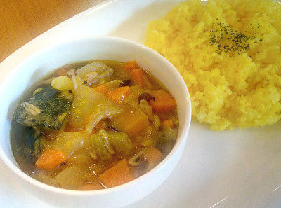 野菜カレー復活へ