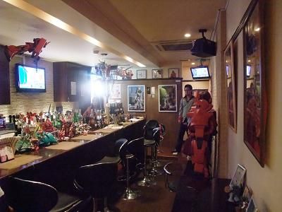 ガンダムバー サイド6 北九州 小倉 店内