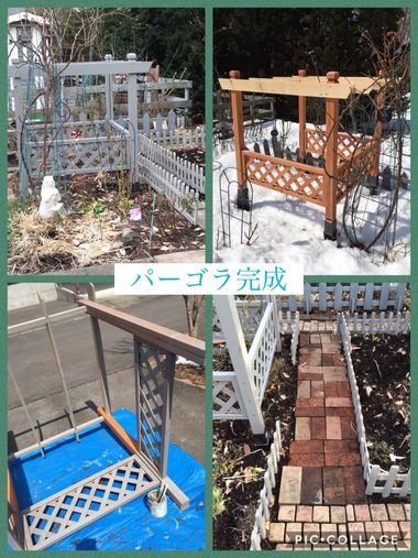 パーゴラ完成