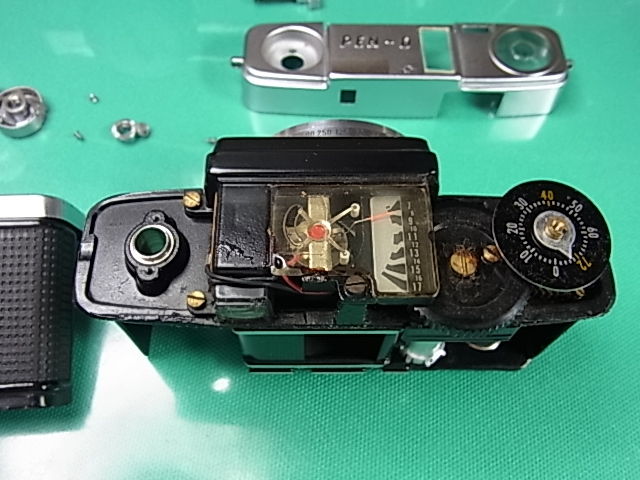カメラ修理工房日記－－みの虫のひとりごと:カメラ修理 OLYMPUS PEN-D （オリンパスPEN-D）