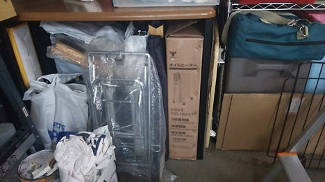 増え続けるキャンプ用品の収納、片付けるたびに変わります。4