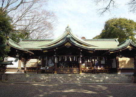 検見川神社0