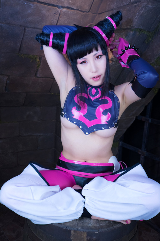 リョナ Sayla ストリートファイター ジュリ パイパン 韓国 Naughty*eyes コス コスプレ エロ 画像 陵辱 40cosplay-sayla-12