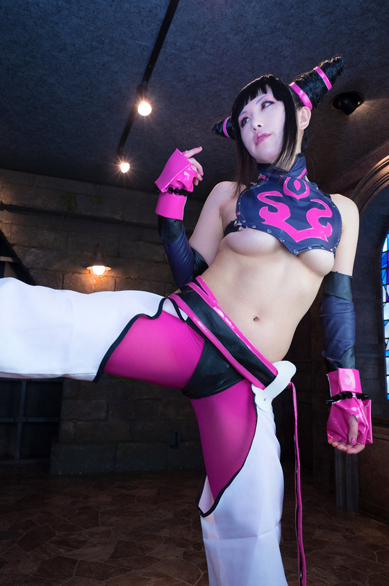 リョナ Sayla ストリートファイター ジュリ パイパン 韓国 Naughty*eyes コス コスプレ エロ 画像 陵辱 40cosplay-sayla-9