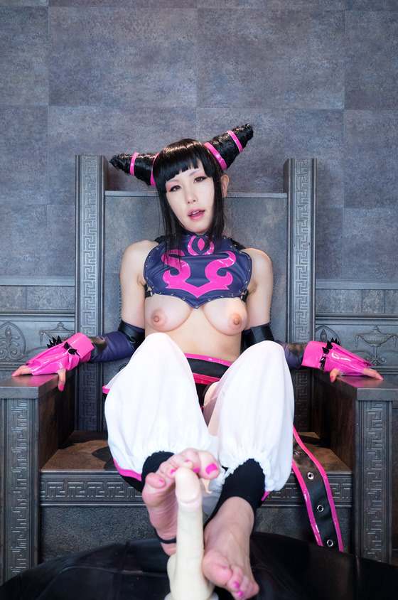 リョナ Sayla ストリートファイター ジュリ パイパン 韓国 Naughty*eyes コス コスプレ エロ 画像 陵辱 42cosplay-sayla-10
