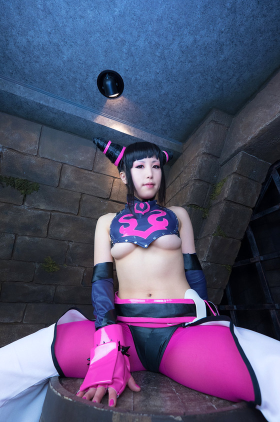 リョナ Sayla ストリートファイター ジュリ パイパン 韓国 Naughty*eyes コス コスプレ エロ 画像 陵辱 41cosplay-sayla-4