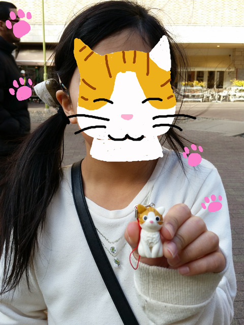 伊藤久美子様 娘さんと顔が猫