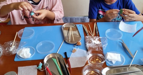 ひな、と なぎと の作製中