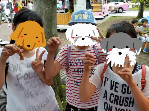 6月の3人娘 完成