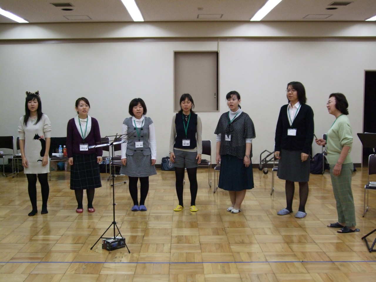 2008年11月16日の練習です