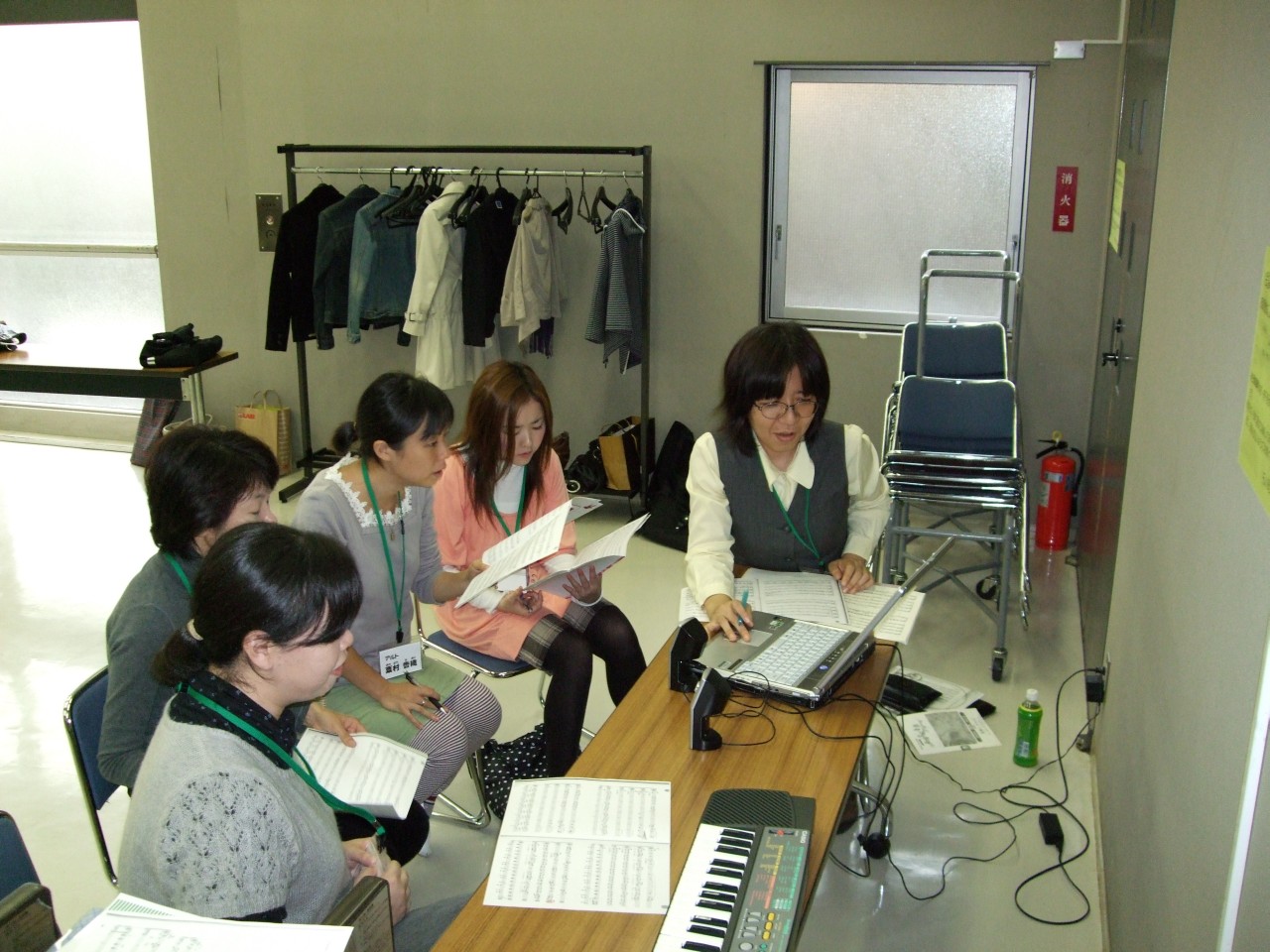 2008年10月26日の練習です