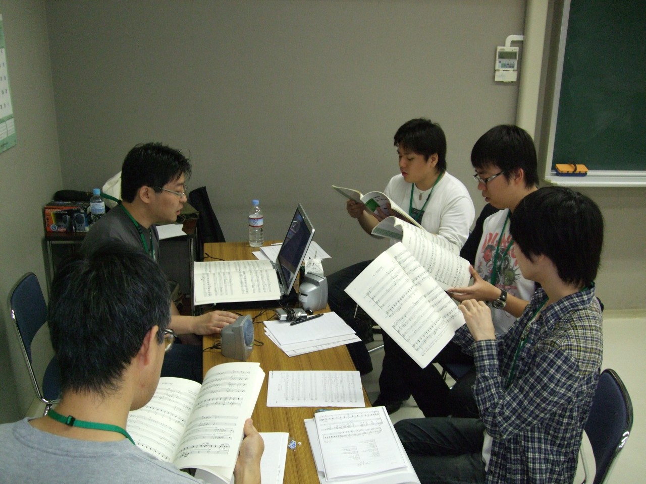 2008年10月26日の練習です