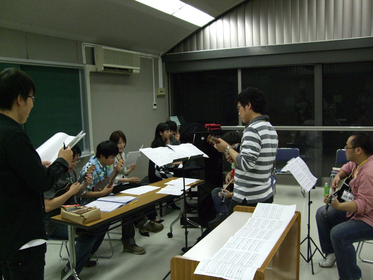 2008年10月12日の練習です