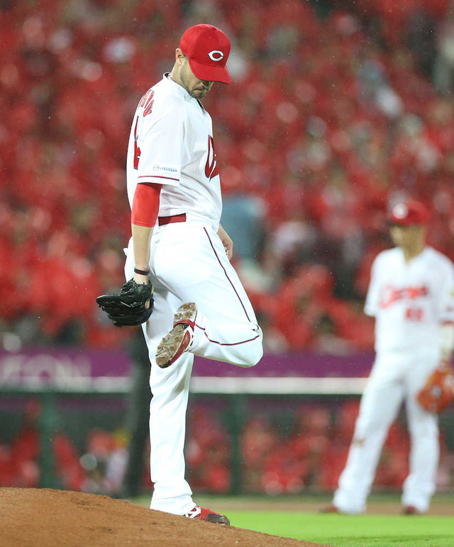 広島阪神戦_ジョンソン_雨天強行_苦言