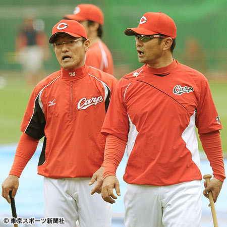 河田コーチ_緒方監督