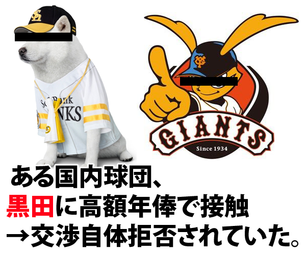 黒田博樹_交渉拒否