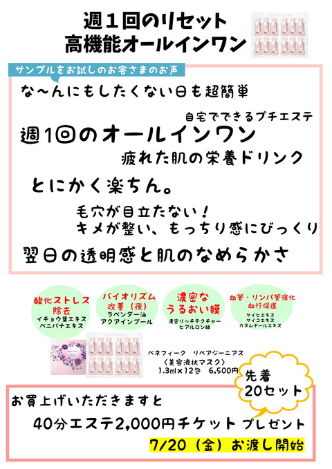 リペアG 予約特典