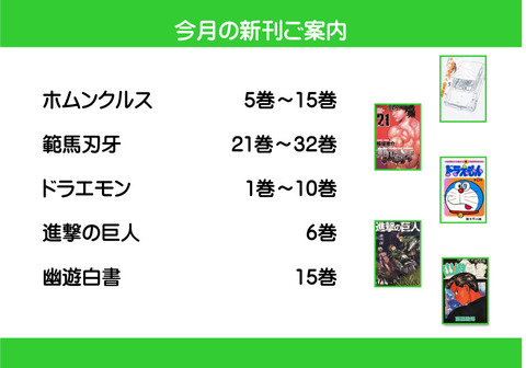 1月新刊案内