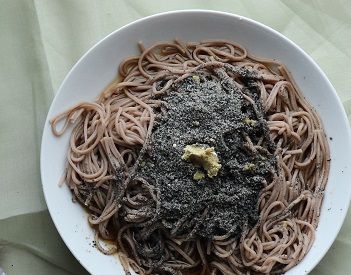 黒ゴマ蕎麦2019-1-22